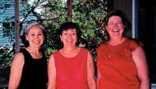 Carol Hinson, Marianne Holmes, and Sylvia Rowland